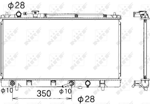 Radiator, engine cooling 53340 - image 2