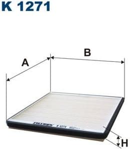 Filter, cabin air K1271