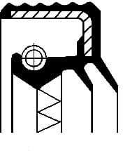 Seal differential-shaft 120 13926B - image 4