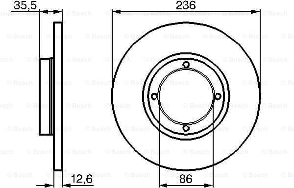 Brake Disc 0986478712 - image 5