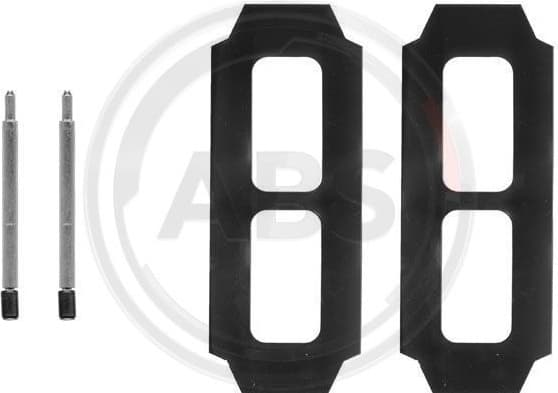 Accessory Kit, disc brake pad 0987Q