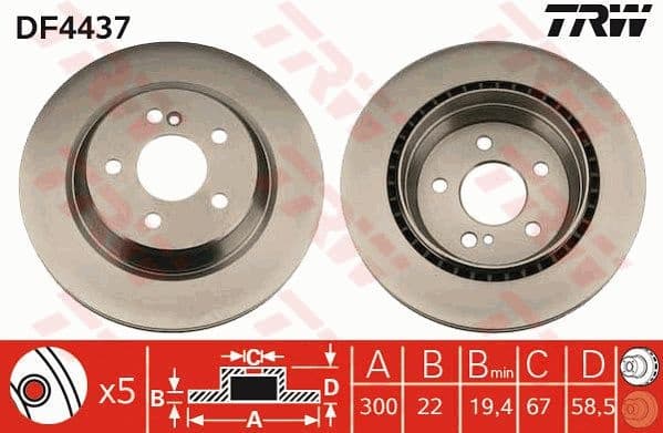 Brake Disc DF4437