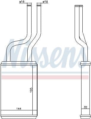 Heat Exchanger, interior heating 73457