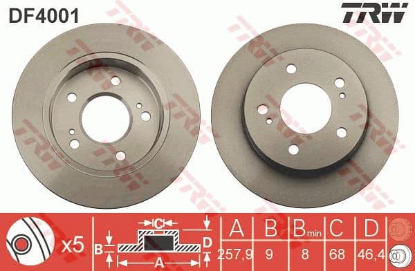Brake Disc DF4001