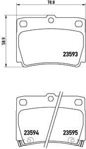 Brake Pad Set, disc brake PRIME LINE P54026