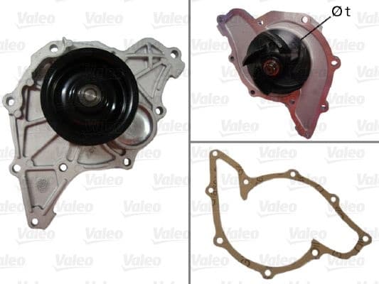 Water Pump, engine cooling 506591