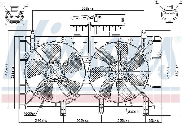 Fan, engine cooling 85221