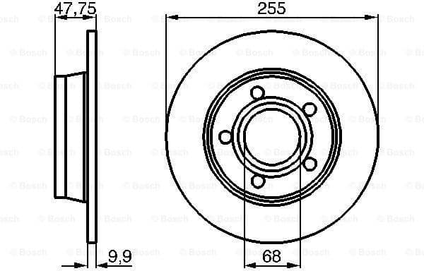Brake Disc 0986478480 - image 5
