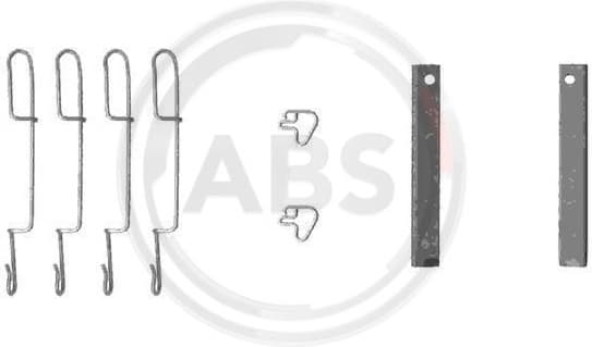 Accessory Kit, disc brake pad 1280Q