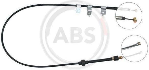 Cable Pull, parking brake K10698