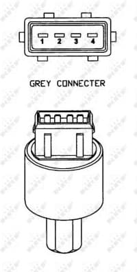 Pressure Switch, air conditioning EASY FIT 38928