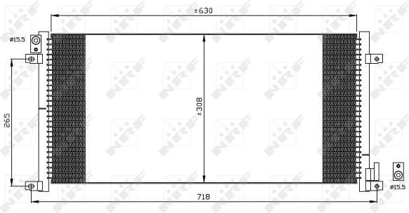 Condenser, air conditioning EASY FIT 35491