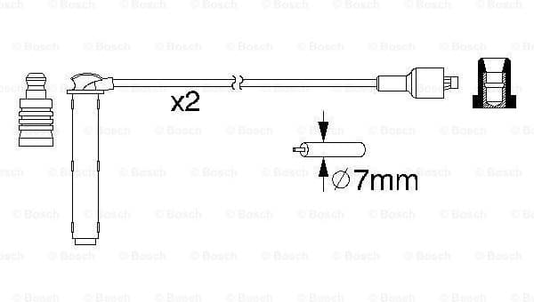 Ignition Cable Kit 0986357154 - image 5
