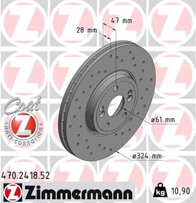 Brake Disc SPORT BRAKE DISC Z 470.2418.52
