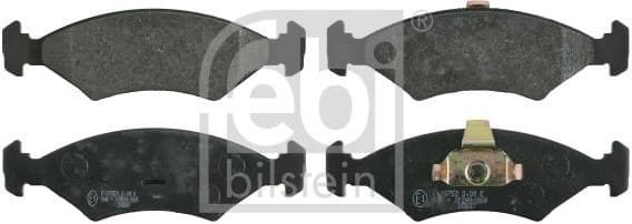 Brake Pad Set, disc brake 16040