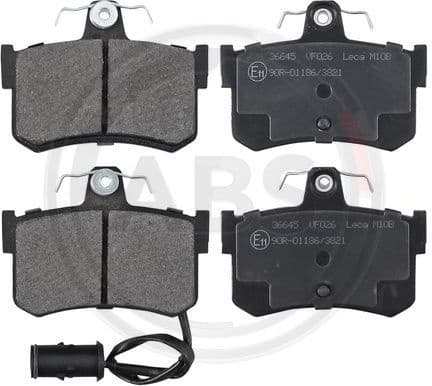 Brake Pad Set, disc brake 36645