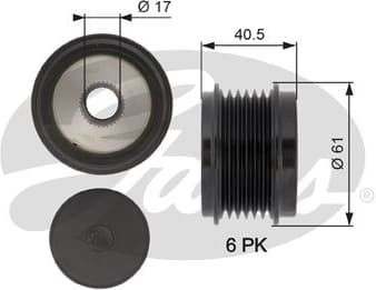 Alternator Freewheel Clutch DriveAlign™ OAP7103