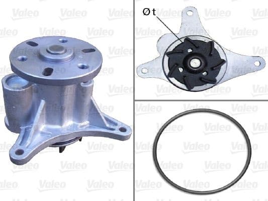 Water Pump, engine cooling 506952