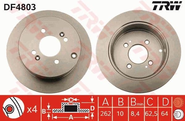 Brake Disc DF4803