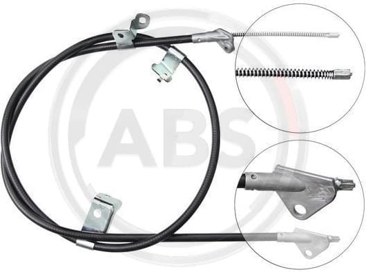 Cable Pull, parking brake K19528