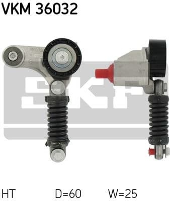 Tensioner belt VKM36032