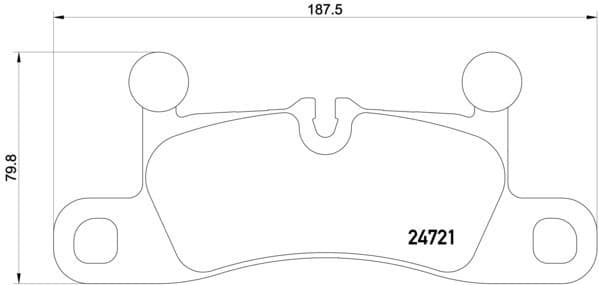 Brake Pad Set, disc brake PRIME LINE P65027