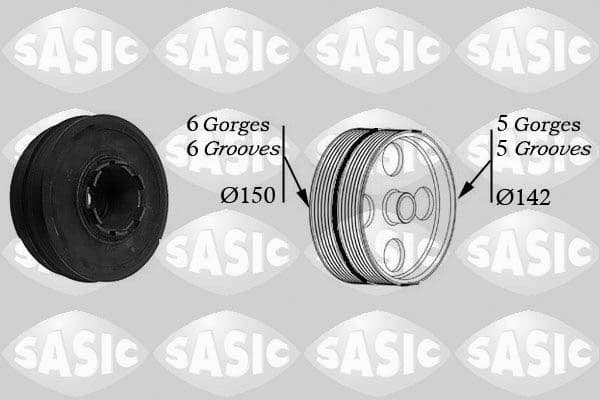 Belt Pulley, crankshaft 9001810