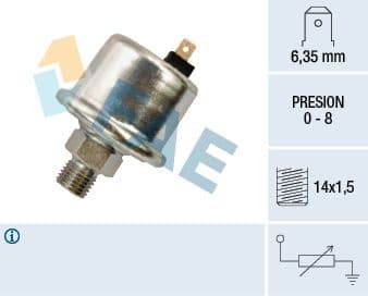 Sensor, oil pressure 14530