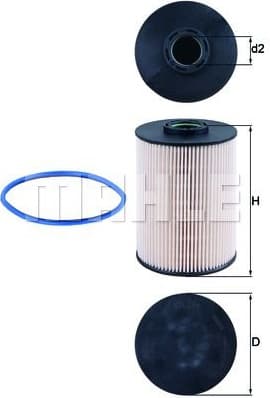 Filter diesel fuel KX211D