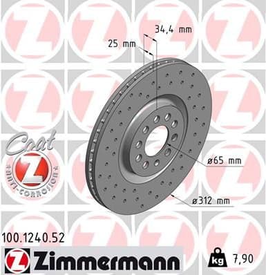Brake Disc SPORT BRAKE DISC Z 100.1240.52