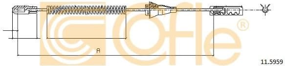 Cable Pull, parking brake 11.5959