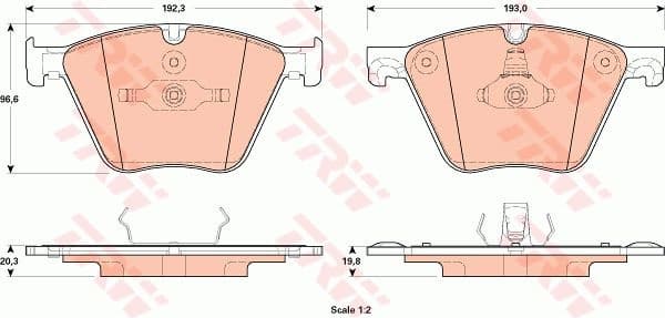 Brake Pad Set, disc brake GDB1915