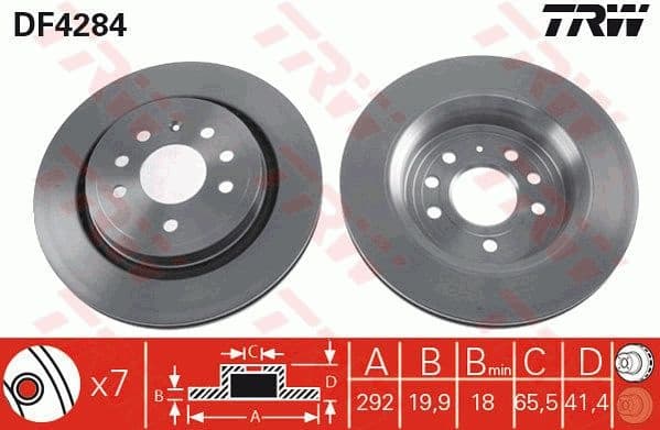 Brake Disc DF4284