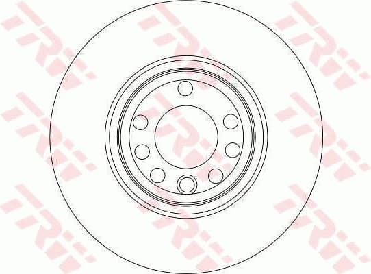 Brake Disc TRW SINGLE DF4265S - image 2
