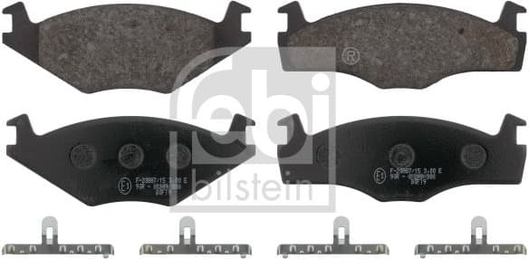 Brake Pad Set, disc brake 16076
