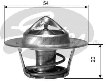 Thermostat, coolant TH00191G2