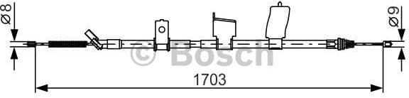 Cable Pull, parking brake 1987482338
