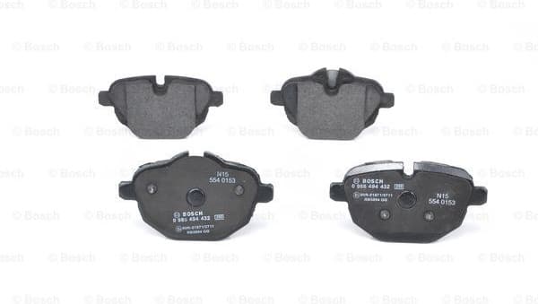 Brake Pad Set, disc brake 0986494432