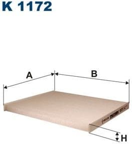 Filter, cabin air K1172