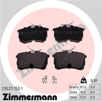 Brake Pad Set, disc brake 23527.150.1 - image 2