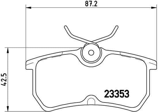 Brake Pad Set, disc brake PRIME LINE P24047
