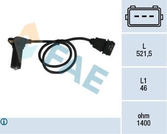 Sensor, crankshaft pulse 79065