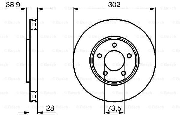 Brake Disc 0986479117 - image 5
