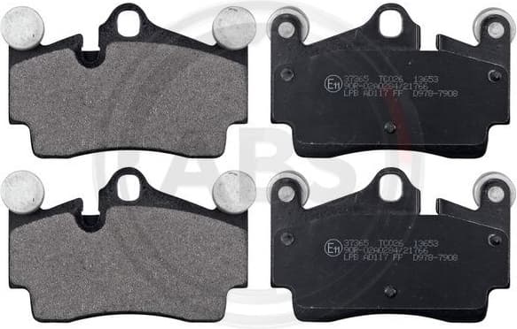 Brake Pad Set, disc brake 37365