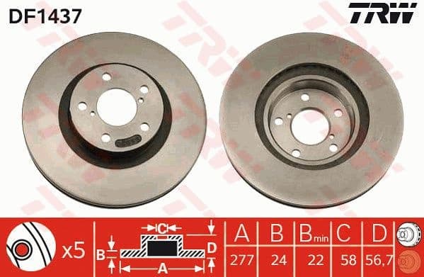 Brake Disc DF1437