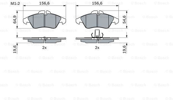 Brake Pad Set, disc brake 0986424218 - image 7