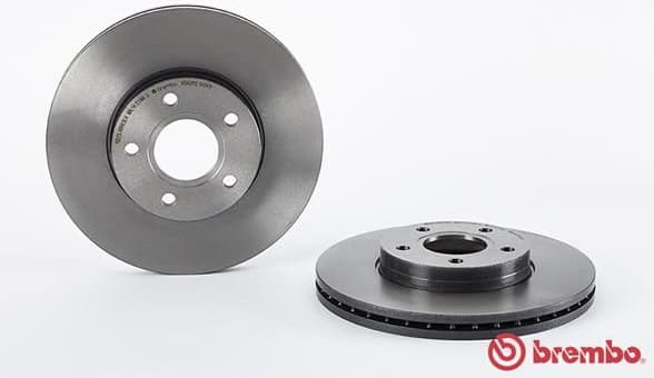 Brake discs kit front (2pcs), Top Quality 09.9464.11 - image 2