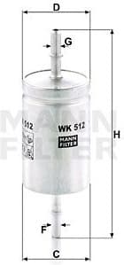 Fuel Filter WK512