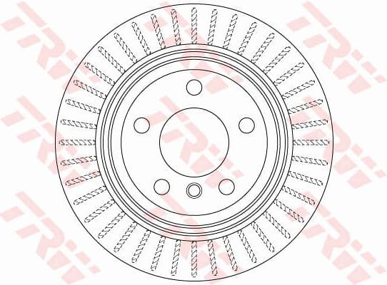 Brake disc, 1pcs REAR, Top Quality DF6513S - image 3