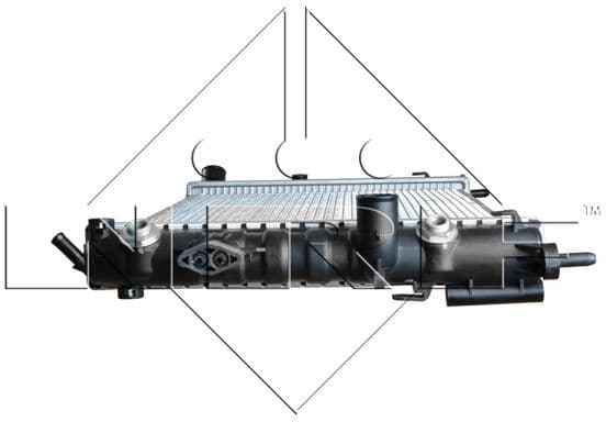 Radiator, engine cooling EASY FIT 50562 - image 5